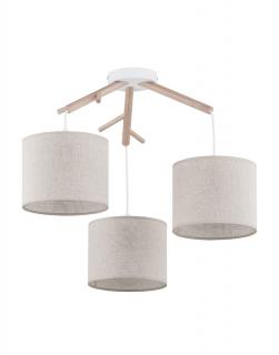 TK-Lighting - Závesná lampa Albero Linen 3