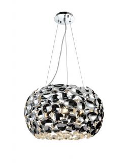 Závesná lampa Carera Cromo