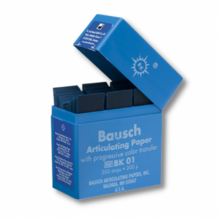 Bausch artikulačný papier I-200 µm (pásik) Modrá