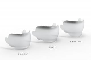 QuickmatFIT - 3D tvarované anatomické sekčné matrice Molárové, 0.04mm, 50ks.