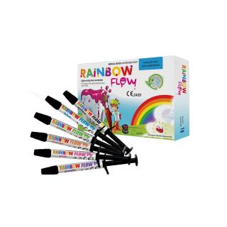 Rainbow Flow – farebné flow kompozity Rainbow Flow (Cerkamed) - modrá