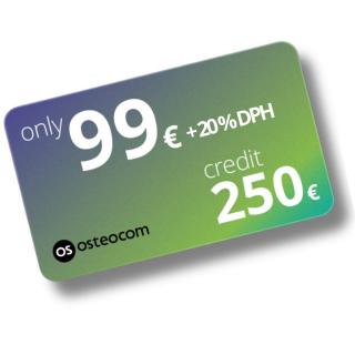 Zľavový voucher Osteocom - Basic 99€