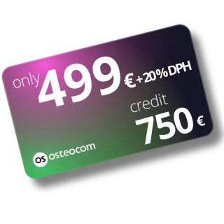 Zľavový voucher Osteocom - Standard 499€