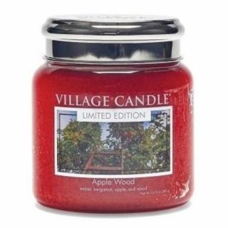 Village Candle Sviečka strednej vône v jablkovom dreve 397G - jablkové drevo