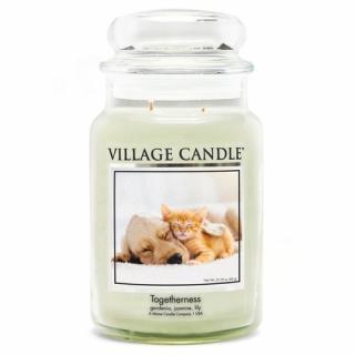 Village Candle Veľká voňavá sviečka v sklenenom spoločnom podniku 645G - súdržnosť