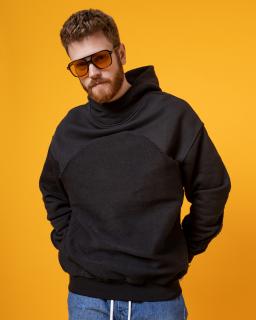 Čierna mikina Bed Veľkosť: L