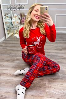 Bavlnené pyžamo vo vianočnom dizajne MERRY CHRISTMAS ❤ XXL