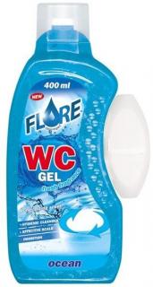 FLORE WC gel 400ml náplň s košíkom oceán,pine,lemon