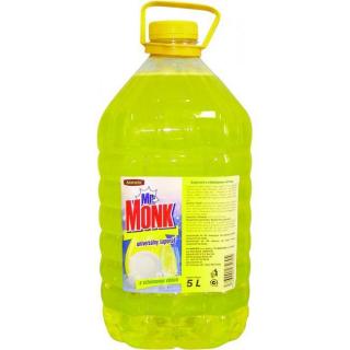 Mr. MONK prípravok na ručné umývanie riadu, podláh a iných povrchov (citrón) - 5 L