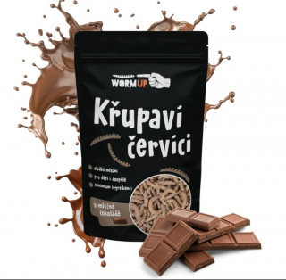 Červíky chrumkavé v mliečnej čokoláde 20g