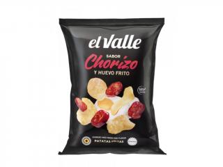 El Valle Chips s chorizom a vajíčkom 130g