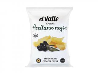 El Valle Chipsy s príchuťou čiernych olív 130g