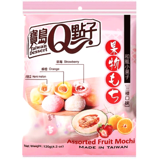 Ryžové koláčiky Mochi ovocné mini - mix 120g