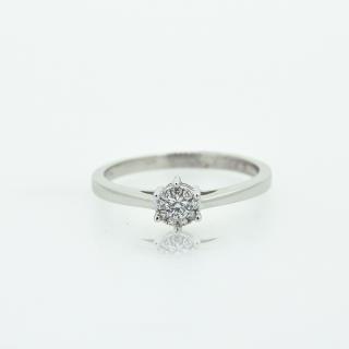 Prsteň s briliantmi 70585-1855F 0,08ct