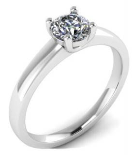 R075 snubný prsteň s diamantom 0,50ct s certifikátom IGI