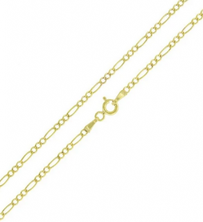 Retiazka Figaro K 4412 zo žltého zlata - 50 cm