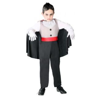 Dracula - kostým - věk 7 - 9 roků - 125 - 135 cm