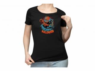 Halloweenské tričko dýňák - XL