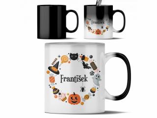 Halloweenský magický hrnek se jménem