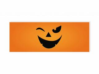 Halloweenský ukazatel dýně - doleva