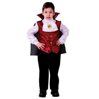 Kostým DRACULA - věk 7 - 9 roků - 125 - 135 cm