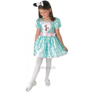 Kostým Minnie světle zelený - věk 3 - 4 roky - 95 - 115 cm