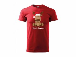 Pánské vánoční tričko Veselé Vánoce - XL