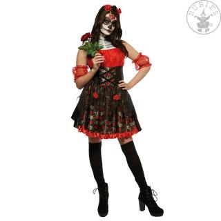 Red Rose - kostým den mrtvých - velikost L 42/44