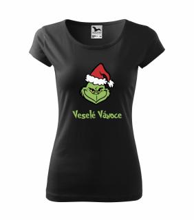 Vánoční dámské tričko Grinch - XL