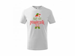 Vánoční dětské tričko elfí pomocník - 110cm/4 roky