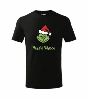 Vánoční dětské tričko Grinch - 110cm/4 roky