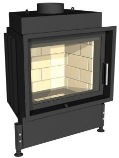 Kobok Kazeta L 67 LD 670/510 SET  rovné presklenie - dvierka otvárané do strany