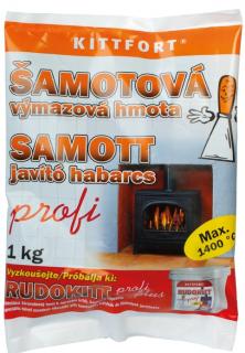 Šamotová hmota vymazávacia, vrecko 1 kg