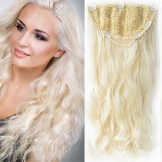 Clip in Jessica 60 cm vlnitý pás  - 613 - blond - 613 (beach blond)