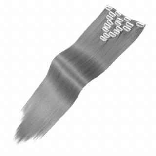 Clip in sada EXCLUSIVE - 63 cm - odstín Dim Gray