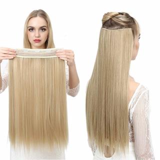 Clip in vlasy - 60 cm dlouhý pás vlasů - odstín - F22/613 (melír světle plavé v beach blond)