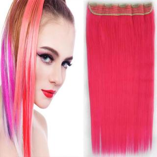 Clip in vlasy - 60 cm dlouhý pás vlasů - odstín Pink