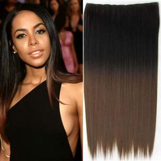 Clip in vlasy - 60 cm dlouhý pás vlasů - ombre styl - odstín 2 T 10