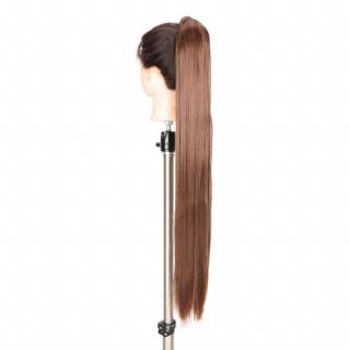 Culík, cop rovný s omotávkou 85 cm - M2/30 (mix tmavá pralinka/světlý kaštan)