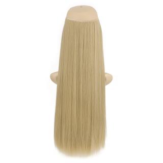 Flip in halo příčesek rovný 60 cm - 24 (platinově plavá)