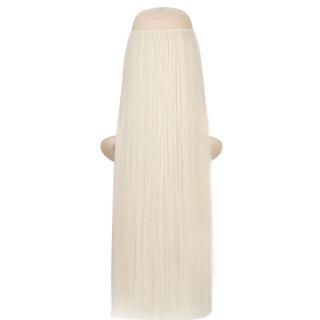 Flip in halo příčesek rovný 60 cm - 60 (ledová blond)