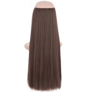Flip in halo příčesek rovný 60 cm - 8 (světle hnědá)