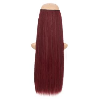 Flip in halo příčesek rovný 60 cm - 99J (burgundské víno)