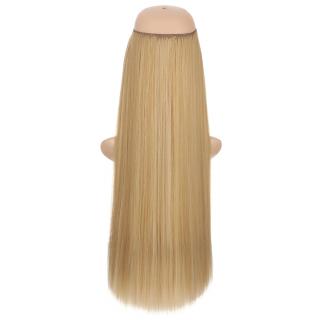 Flip in halo příčesek rovný 60 cm - F613/19 (melír beach blond ve medově hnědé)