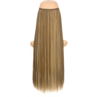 Flip in halo příčesek rovný 60 cm - F613/6P (melír beach blond ve středně hnědé)