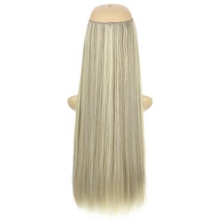 Flip in halo příčesek rovný 60 cm - F9A/613 (melír temně plavé a beach blond)