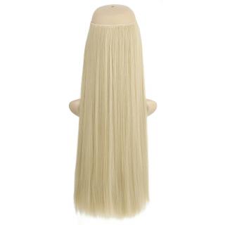 Flip in halo příčesek rovný 60 cm - M24/613 (mix platinově plavá/beach blond)