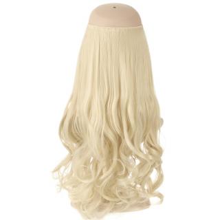 Flip in halo příčesek vlnitý 60 cm - revoluce v prodloužení vlasů! - 613 (beach blond)