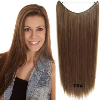 Flip in vlasy - 60 cm dlouhý pás vlasů - odstín 10