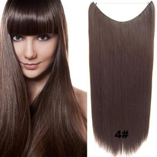 Flip in vlasy - 60 cm dlouhý pás vlasů - odstín 4